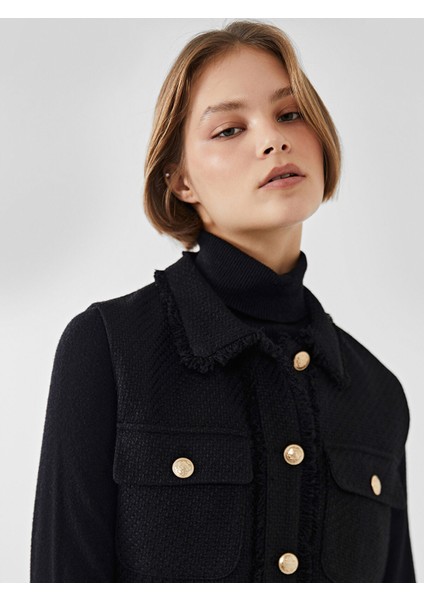 Yeni Sezon Gömlek Yaka Kadın Tüvit Yelek fiyatları