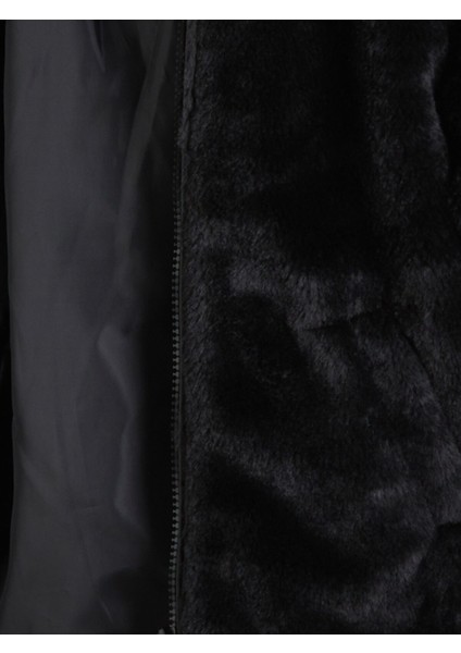 Yeni Sezon Kapüşonlu Kız Çocuk Pelüş Mont modelleri