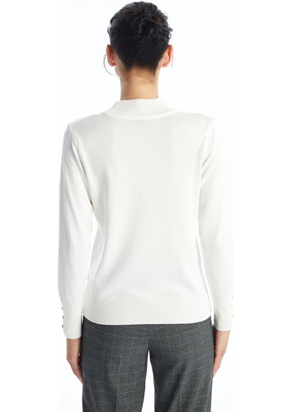 Yeni Sezon Yarım Balıkçı Yaka Kadın Triko Kazak indirimleri