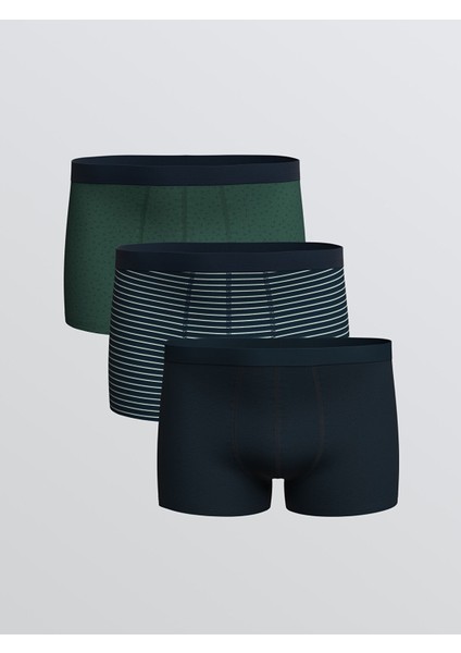 Yeni Sezon Standart Kalıp Erkek Boxer 3'lü