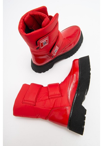 MİAX Paraşüt Kumaş Su Geçirmez Kırmızı Kar Botu indirimleri