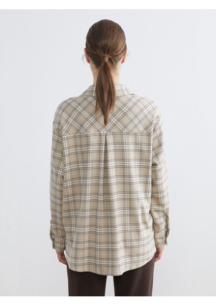 Yeni Sezon Ekose Kadın Gömlek fırsatları