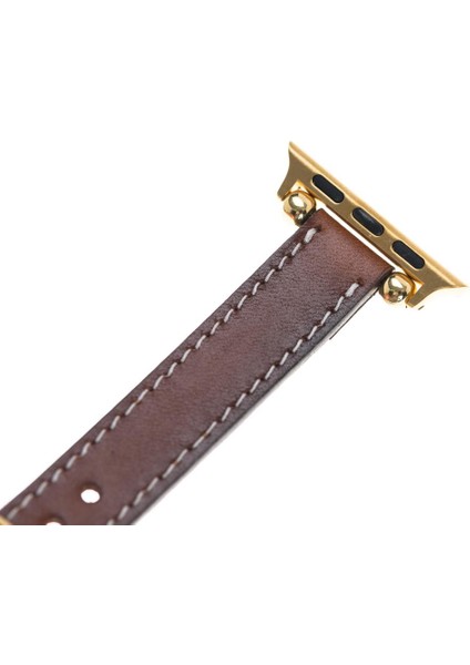 Apple Watch Uyumlu Deri Kordon 38-40-41MM Slim RST2EF fırsatları