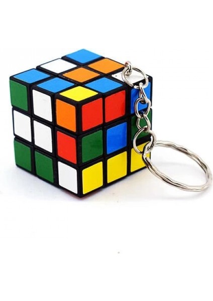 Nostaljik Zeka Küpü Sihirli Mini Rubik Anahtarlık modelleri
