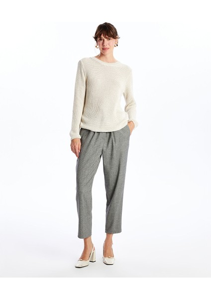 Yeni Sezon Bisiklet Yaka Ajurlu Kadın Triko Kazak fiyatları