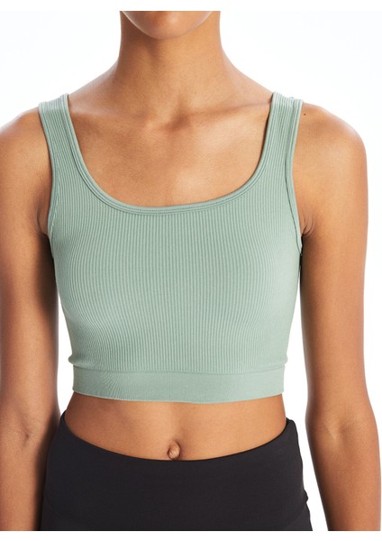 Yeni Sezon U Yaka Crop Kadın Sporcu Atleti modelleri