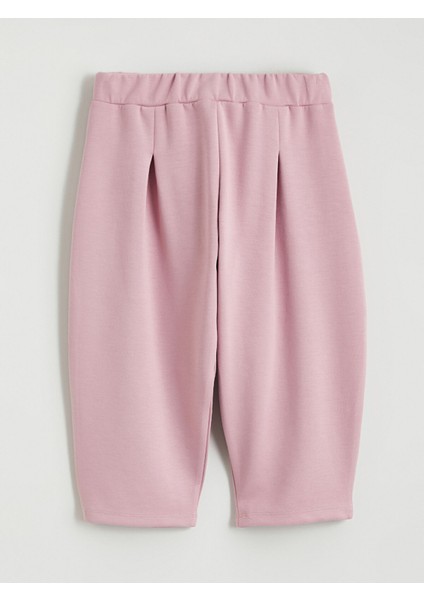 Yeni Sezon Basic Geniş Paça Kız Çocuk Eşofman Altı