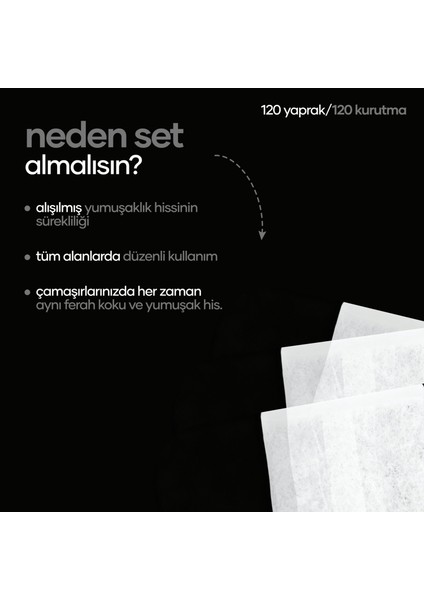 3'lü Set Çamaşır Kurutma Mendili 40 Yaprak fiyatları