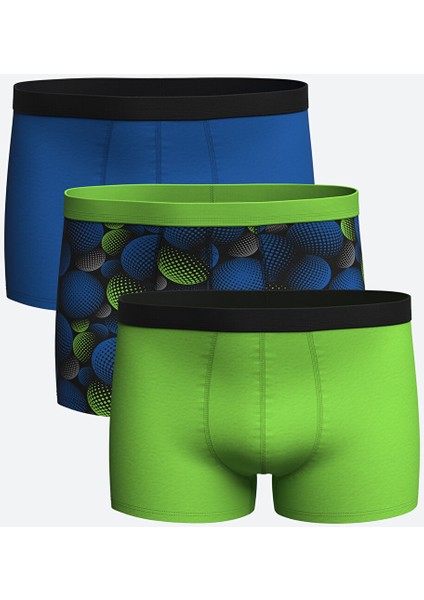 Yeni Sezon Standart Kalıp Pamuklu Esnek Erkek Boxer 3'lü