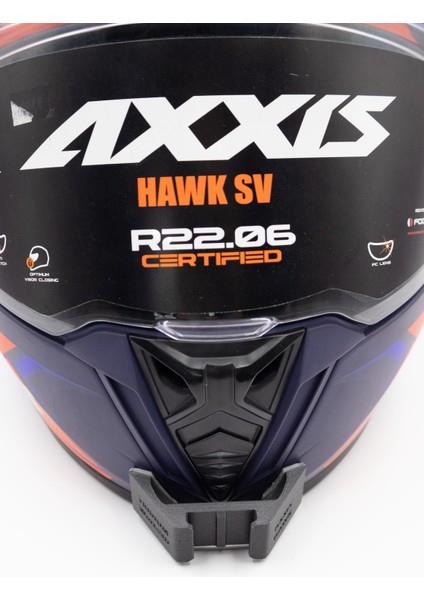 Axxis Hawk Evo Sv Kask Için (Kask Hariç ) Aksiyon Kamerası Kask Çene Bağlantı Aparatı Chin Mount