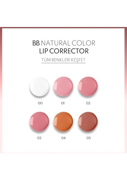 Note Bb Lip Corrector 05 Renk Eşitleyici Dudak Parlatıcısı, Nude fiyatları