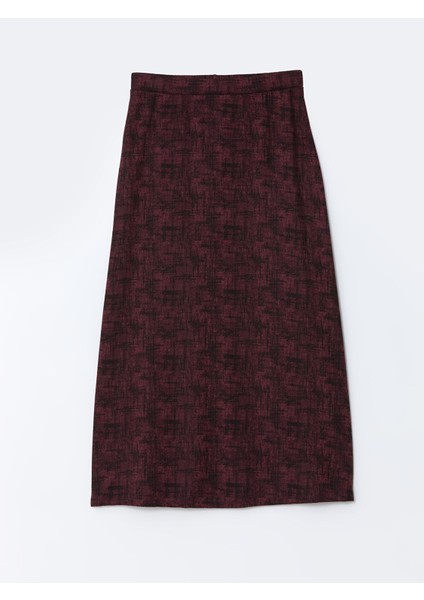 Yeni Sezon Beli Lastikli Desenli Kadın Etek indirimleri