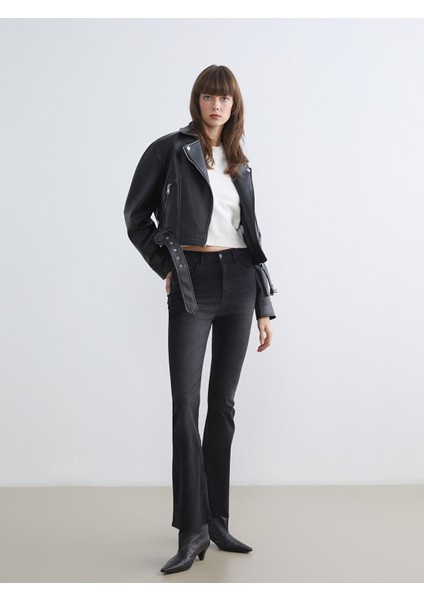 Yeni Sezon Mars Flare Kadın Jean Pantolon