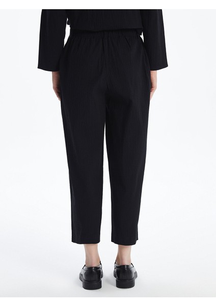 Yeni Sezon Beli Lastikli Dokulu Kadın Pantolon fırsatları