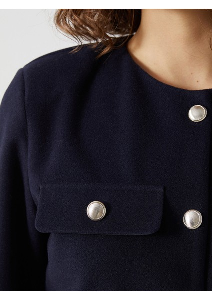 Yeni Sezon Bisiklet Yaka Kadın Ceket modelleri