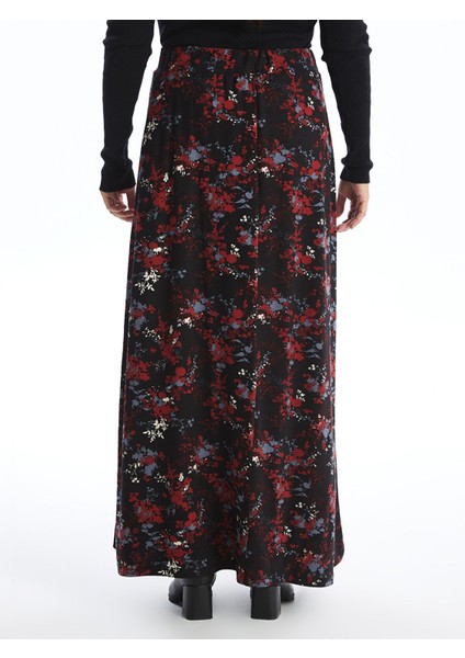 Yeni Sezon Beli Lastikli Desenli Kadın Etek fırsatları