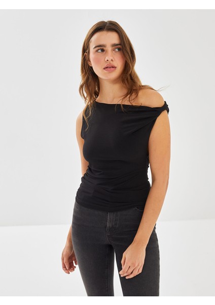 Yeni Sezon Kayık Yaka Kadın Atlet