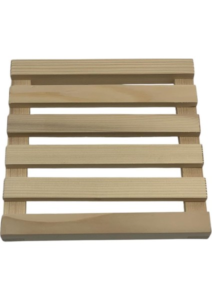 Sofralar Için Tencere Tava Çaydanlık Altlığı Köknar Ahşap