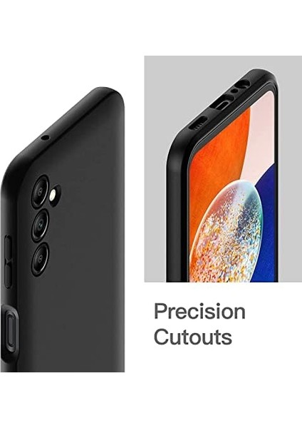 A54 Uyumlu Içi Kadife Lansman Silicone Kılıf Şok Emici Full Kasa Koruma Sağlayan Kılıf (Siyah) modelleri