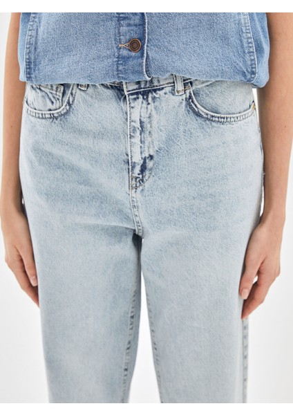 Yeni Sezon Mom Fit Kadın Jean Pantolon modelleri