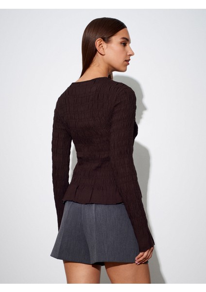 50926 Düğmeli Gipeli Top-Koyu Kahve fiyatları