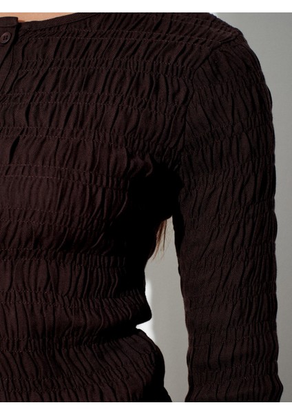 50926 Düğmeli Gipeli Top-Koyu Kahve fırsatları