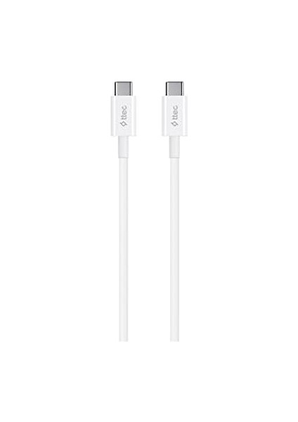 Type-C - Type-C 3A Şarj Kablosu-Beyaz fiyatları