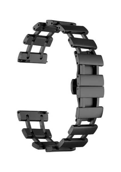 Ile Uyumlu Gt2 46MM Krd-96 22MM Metal Kordon Siyah fiyatları