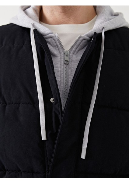 Yeni Sezon Rahat Kalıp Kapüşonlu Erkek Şişme Mont fırsatları