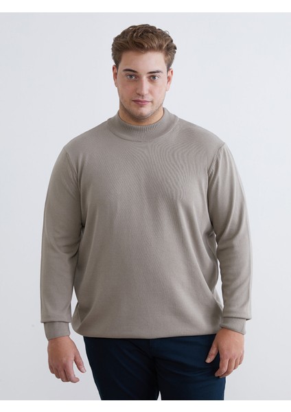 Yeni Sezon Yarım Balıkçı Yaka Erkek Triko Kazak