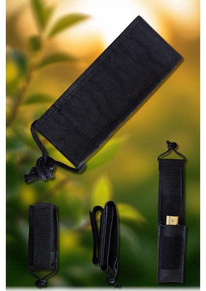 Imperteks Kumaş Cırtlı Çakı Kılıfı Bıçak Kılıfı Kemer ve Palaska Uyumlu YKF-311