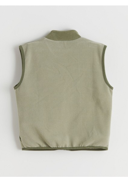 Yeni Sezon Dik Yaka Polar Erkek Çocuk Yelek modelleri