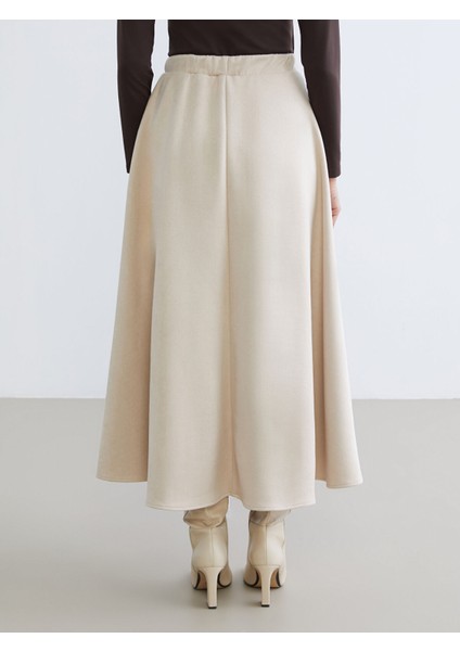 Yeni Sezon Beli Lastikli Kloş Etek fırsatları