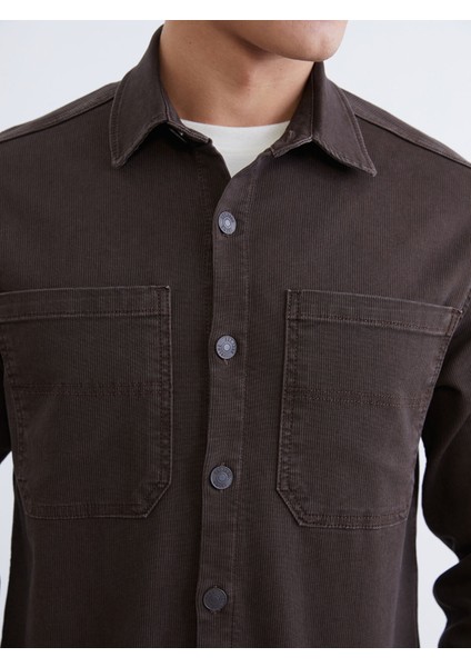 Yeni Sezon Standart Kalıp Gömlek Yaka Erkek Jean Ceket indirimleri