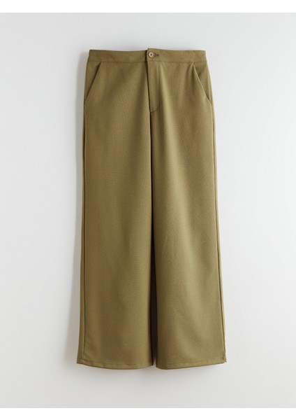 Yeni Sezon Beli Lastikli Kız Çocuk Pantolon