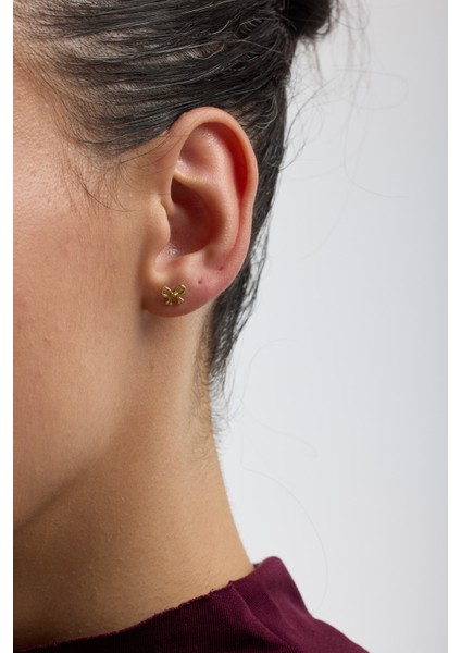 14 Ayar Altın Fiyonk Tragus Piercing