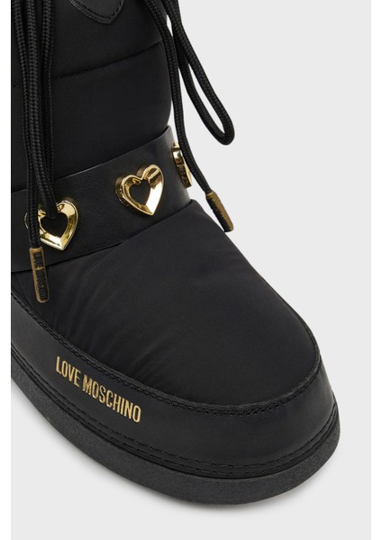 Logolu Kemer Detaylı Büzgülü Kar Botu Bayan Kar Botu JA24182G0NISD00A modelleri