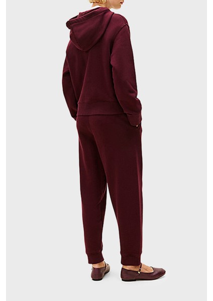 % 100 Pamuk Regular Fit Kapüşonlu Yaka Logolu Sweat Bayan Sweat WW0WW46127 Xıh modelleri