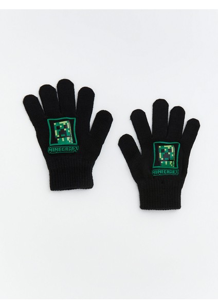 Yeni Sezon Minecraft Baskılı Erkek Çocuk Eldiven