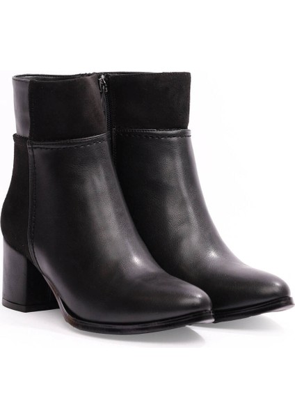 Topuklu Siyah Kadın Bot & Bootie 65-910 fiyatları