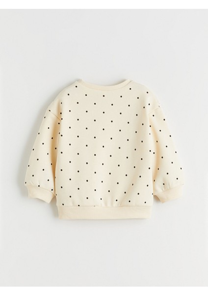 Yeni Sezon Bisiklet Yaka Kalın Kız Çocuk Sweatshirt modelleri