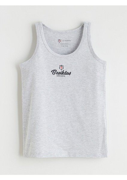 Yeni Sezon Bisiklet Yaka Beşiktaş Baskılı Erkek Çocuk Atlet 2'li indirimleri