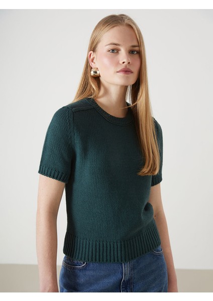 Yeni Sezon Bisiklet Yaka Kadın Triko Kazak