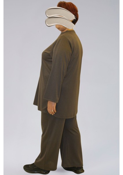 Mevsimlik Eşofman Takımı- Ecrin Kumaş Büyük Beden Eşofman Takımı fırsatları