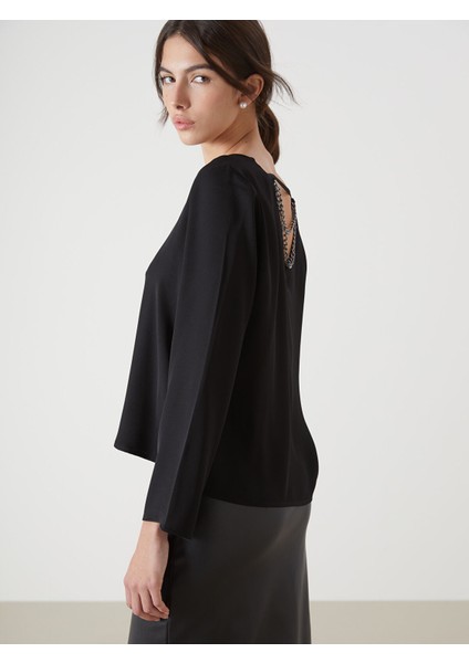 Yeni Sezon V Yaka Kadın Bluz