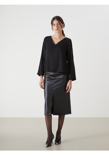 Yeni Sezon V Yaka Kadın Bluz fiyatları