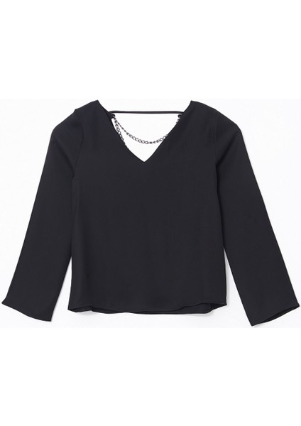 Yeni Sezon V Yaka Kadın Bluz indirimleri