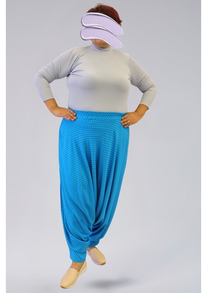 Viskon Belmando Şalvar- Viskon Kumaş Belmando Rahat Kalıp Bohem Otantik Tarzı Cepli Kadın Şalvar