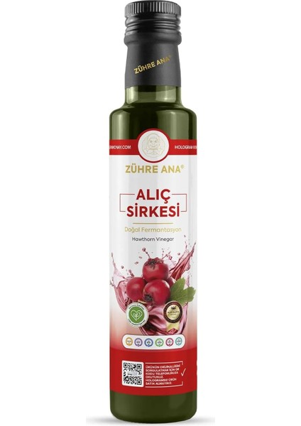Zühre Ana Alıç Sirkesi Doğal Fermantasyon Hawthorn Vinegar 500 ml