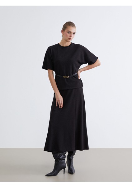 Yeni Sezon Beli Lastikli A Kesim Etek